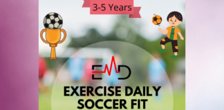 Exercise Book - Exercise Daily Soccer Fit Curriculum (3-5 Yrs)