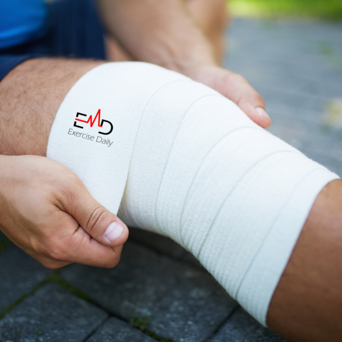 how to wrap a knee with ACE bandage