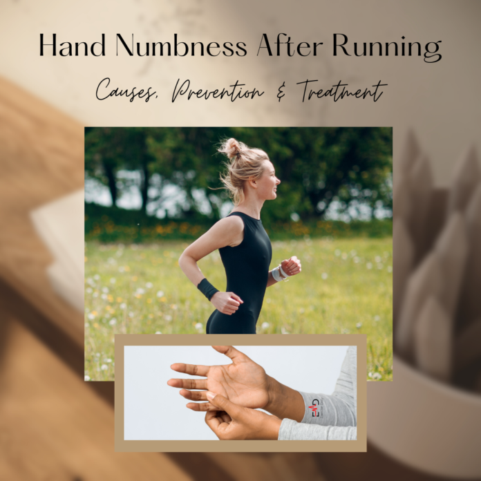 hands numb after running