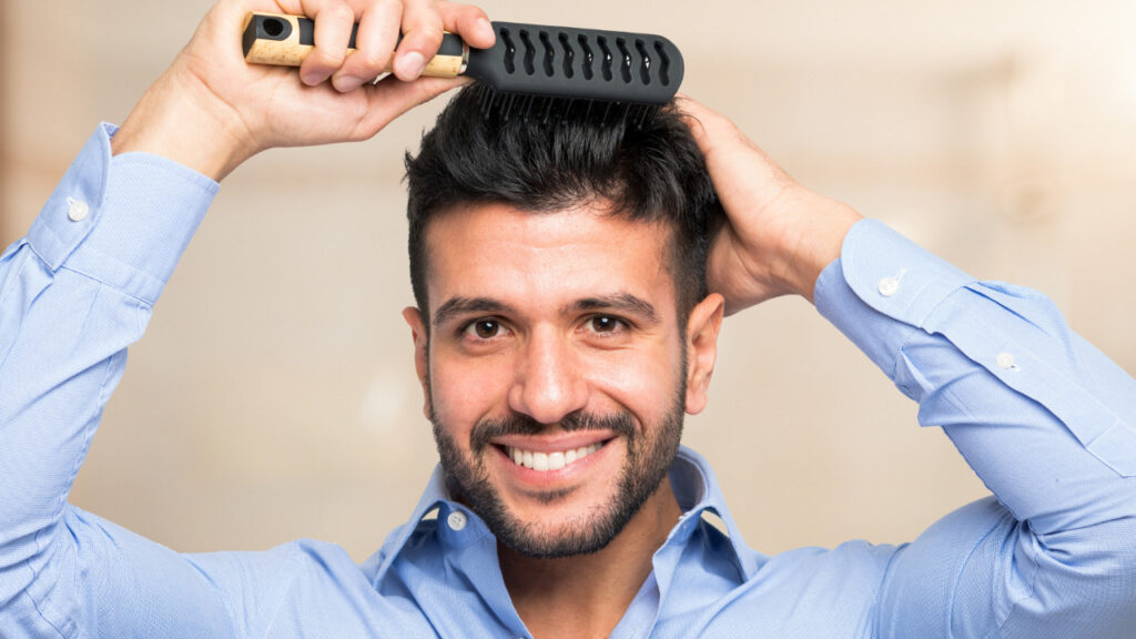 does brushing hair stimulate growth 