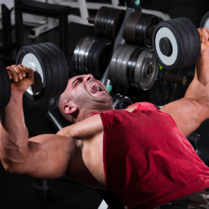 Flat Bench Press with Dumbbells Flat Bench Press with Dumbbells