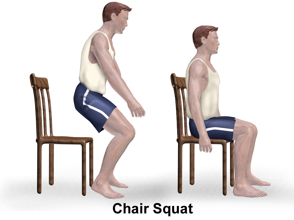 Chair Squats 10 Easy Exercises You Can Do at Home to Stay Fit After 60