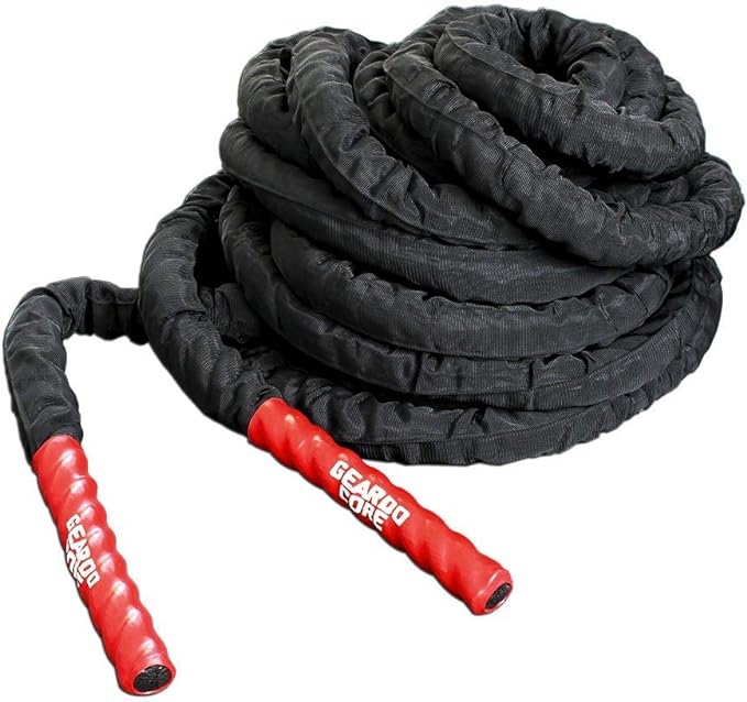 GEARDO Battle Rope - 1.5 & 2 Inches Width Poly Dacron