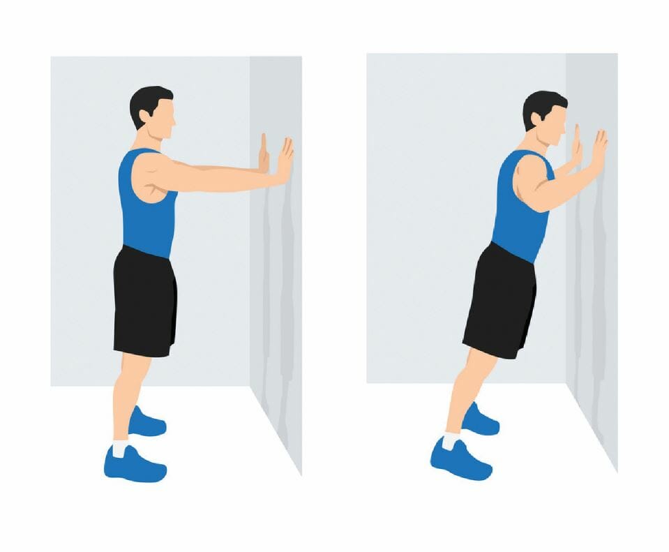 Wall Push-Ups 10 Easy Exercises You Can Do at Home to Stay Fit After 60