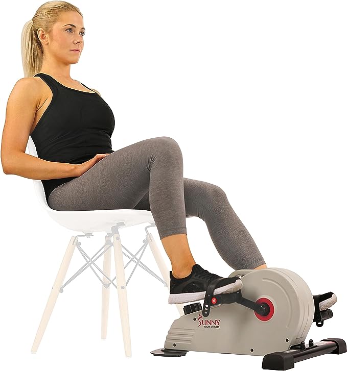 Sunny Health & Fitness Magnetic Under Desk Pedal Exerciser