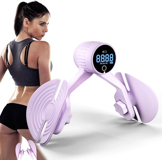 LEWEREST Thigh Master Thigh Exerciser with Counter Rechargeable 7 Best Thigh Master Pelvic Floor Muscle Trainers for Women