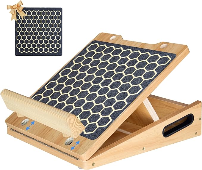 Professional Slant Board, Wooden Slant Board for Calf Stretching