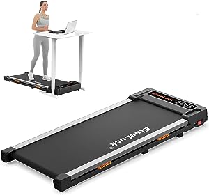 Elseluck Walking Pad, Under Desk Treadmill for Home Office