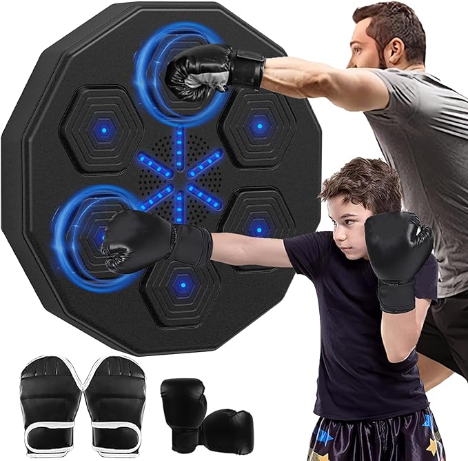 𝐆𝐌𝐃𝐌 Music Boxing Machine, Smart Bluetooth Musical Boxing Machine Wall Mounted