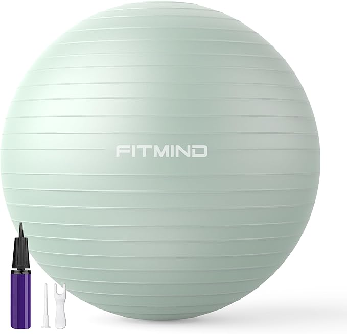Extra Thick Exercise Ball Yoga Ball for Workout Pregnancy Stability