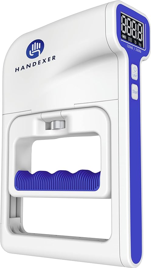 Grip Strength Tester 265lb/120kg, Digital Hand Dynamometer