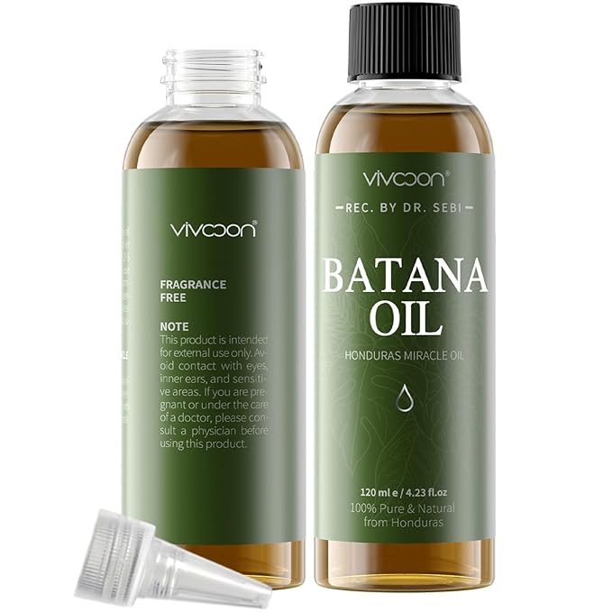 Batana Oil for Hair Growth, 100% Pure & Natural Raw Batana Oil