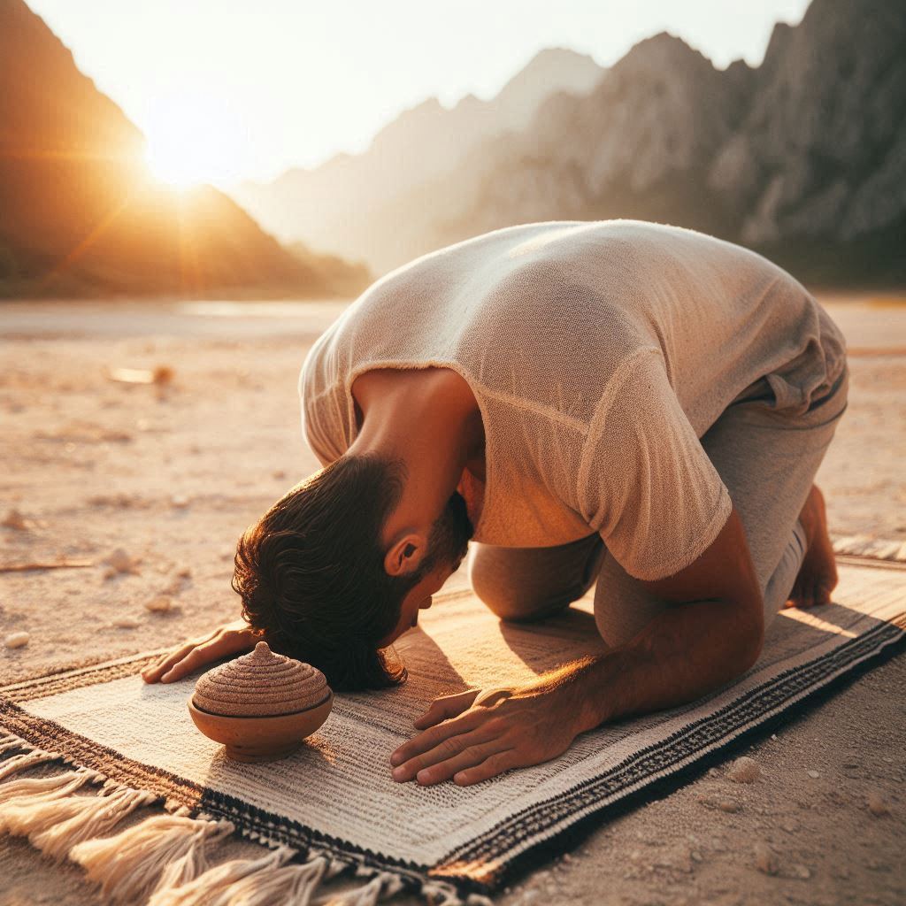 Grounding Health Benefits & Shia Turbah: From Sacred Prostration to Sports Recovery _ Exercise Daily Forehead grounding on unglazed clay turbah during prostration